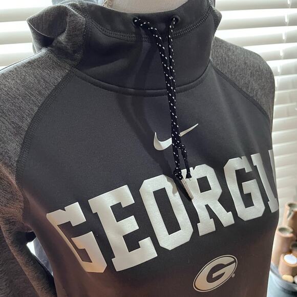 Nike University of Georgia hoodie size medium gray - Picture 1 of 9